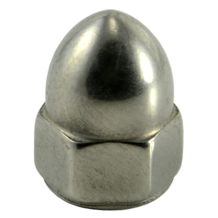Midwest Fastener High Crown Cap Nut, #6-32, 18-8 Stainless Steel, 10 PK 36782